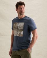 T-shirt met groot artwork op de borst – Black Indigo – T-shirts | PME LEGEND