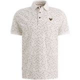 Polo shirt in fine piqué with allover print – Snow White – Polo shirts | PME LEGEND