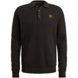 Polo shirt in 100% cotton with long sleeves – Brown – Polo shirts | PME LEGEND