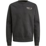 Sweatshirt with garment-dye wash and artwork – Brown – Sweatshirts | PME LEGEND
