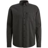 Shirt with garment-dye wash and chest pocket – Brown – Casual shirts | PME LEGEND
