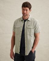 Shirt with short sleeves in cotton/linen – Weeping Willow – Casual shirts | PME LEGEND