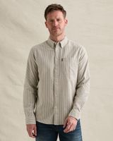 Oxford-Hemd mit Button-down-Kragen und Streifenmuster – Weeping Willow – Casual-Hemden | PME LEGEND