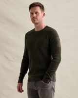 Pullover aus Baumwollmélange mit Flight-Pocket – Moonless Night – Pullover | PME LEGEND
