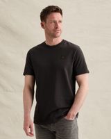 T-shirt léger en 100 % coton avec badge – Brown – T-shirts | PME LEGEND