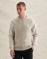 Pull avec structure gaufrée et manches raglan – Grey Comfort Denim – Pulls | PME LEGEND