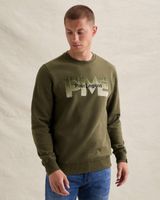 Sweatshirt in 100% cotton with print – Weeping Willow – Sweatshirts | PME LEGEND