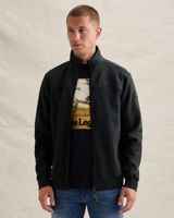 Veste en sweat avec fermeture zippée et motif matelassé – Black Indigo – Sweatshirts | PME LEGEND