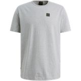 T-Shirt mit Badge – Grey Comfort Denim – T-Shirts | PME LEGEND