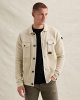 Knitted cardigan with mixed textures and button closure – Castle Wall – Cardigans | PME LEGEND