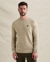 Pullover with crewneck and stripe pattern – Castle Wall – Pullovers | PME LEGEND