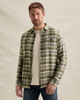 Overhemd met groot ruitpatroon en borstzakken – Weeping Willow – Casual overhemden | PME LEGEND