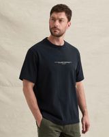 T-shirt relaxed fit en 100 % coton avec imprimé au dos – Black Indigo – T-shirts | PME LEGEND