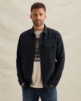Shirt with two-tone herringbone texture – Black Indigo – Casual shirts | PME LEGEND