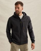 Sweat cardigan with hood and zipper closure – Brown – Sweatshirts | PME LEGEND