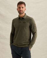 Polo American Classic à manches longues avec poche de vol – Weeping Willow – Polos | PME LEGEND