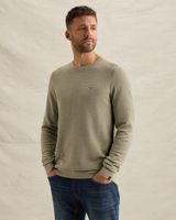 Pullover aus Baumwolle/Modal mit Rundhalsausschnitt – Weeping Willow – Pullover | PME LEGEND