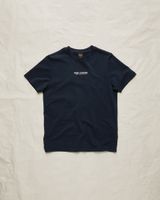 T-shirt with small artwork and waffle texture – Black Indigo – T-shirts | PME LEGEND