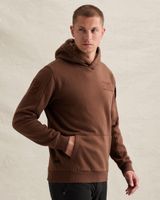 Sweat à capuche avec imprimé poitrine et poche kangourou – Brown – Sweats à capuche | PME LEGEND