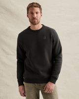 Sweatshirt with crewneck and tonal badge – Brown – Sweatshirts | PME LEGEND