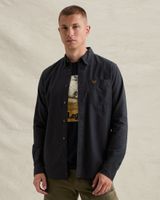 Oxford shirt with garment-dye wash and button-down collar – Black Indigo – Casual shirts | PME LEGEND