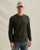 Pullover aus Baumwolle/Modal mit Rundhalsausschnitt – Weeping Willow – Pullover | PME LEGEND
