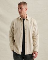 Corduroy shirt with chest embroidery – Castle Wall – Casual shirts | PME LEGEND