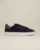 Rivet sneaker in suede – Black Indigo – Sneakers | PME LEGEND