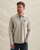 Polo met lange mouwen – Grey Comfort Denim – Polo's | PME LEGEND
