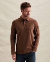 Polo met lange mouwen – Brown – Polo's | PME LEGEND