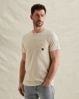 T-shirt with artwork on the chest pocket – Castle Wall – T-shirts | PME LEGEND