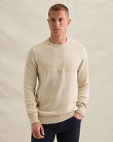 Pullover mit Rundhalsausschnitt und Artwork – Grey Comfort Denim – Pullover | PME LEGEND
