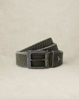 Leather belt with embossed pattern – Weeping Willow – Belts | PME LEGEND