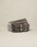 Leather belt with embossed pattern – Brown – Belts | PME LEGEND