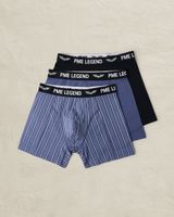 3-pack boxer shorts with stripe pattern – Black Indigo – Accessories | PME LEGEND