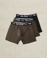 3-pack boxer shorts with stripe pattern – Brown – Accessories | PME LEGEND