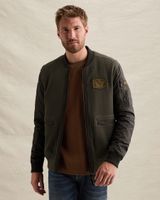 Hybrid jacket with badges and zipper closure – Weeping Willow – Jackets | PME LEGEND