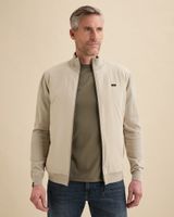 Cardigan in cotton/modal with zipper closure – Castle Wall – Cardigans | VANGUARD