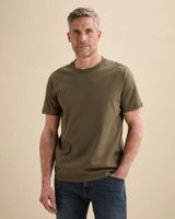 T-shirt in mercerized cotton with crewneck – Weeping Willow – T-shirts | VANGUARD