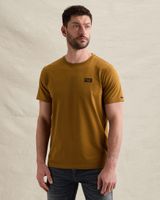 American Classic T-shirt in cotton with stretch – Brown – T-shirts | PME LEGEND