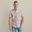 Het model is 190 cm en draagt M
