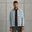 Het model is 191 cm en draagt L