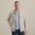 Het model is 190 cm en draagt M