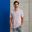 Het model is 187 cm en draagt L