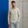 Het model is 191 cm en draagt L