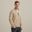 Het model is 190 cm en draagt M