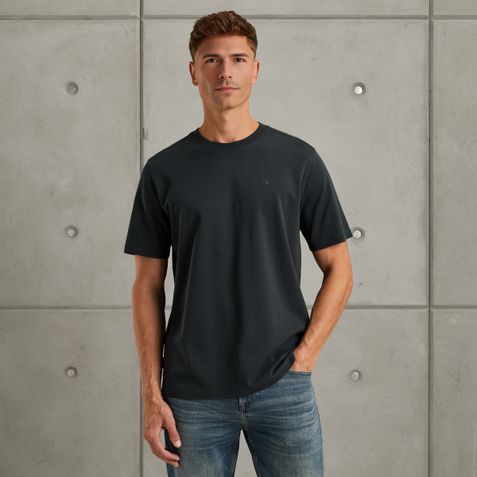 T-shirt in 100% cotton – Black Indigo – T-shirts & polo shirts | CAST IRON