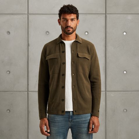 Cardigan with button closure – Brown – Knitwear | CAST IRON