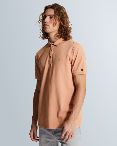 Polo shirt in piqué with stretch – Mellow Rose – Polo shirts | CAST IRON