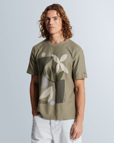 T-shirt with multicolored artwork – Elmwood – T-shirts | CAST IRON